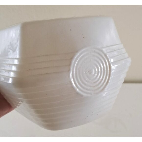 Vintage Art Deco Exterior Light Sconce Cover Porch Skycraper 3.25" Fitter - Picture 6 of 6